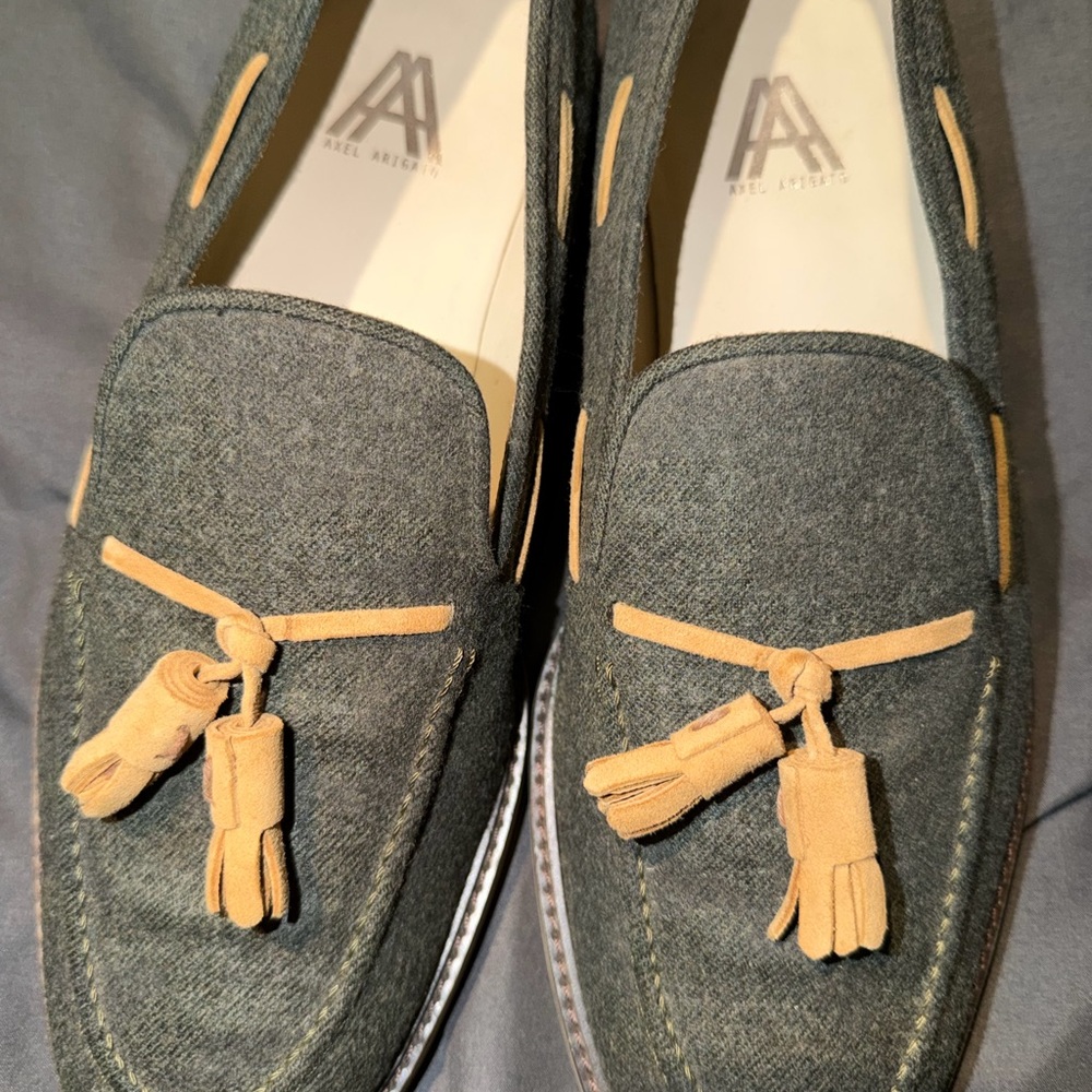 Axel Arigato Men’s (size 46) (12/12.5 fit) gray Shoe w/Box - Picture 5 of 11